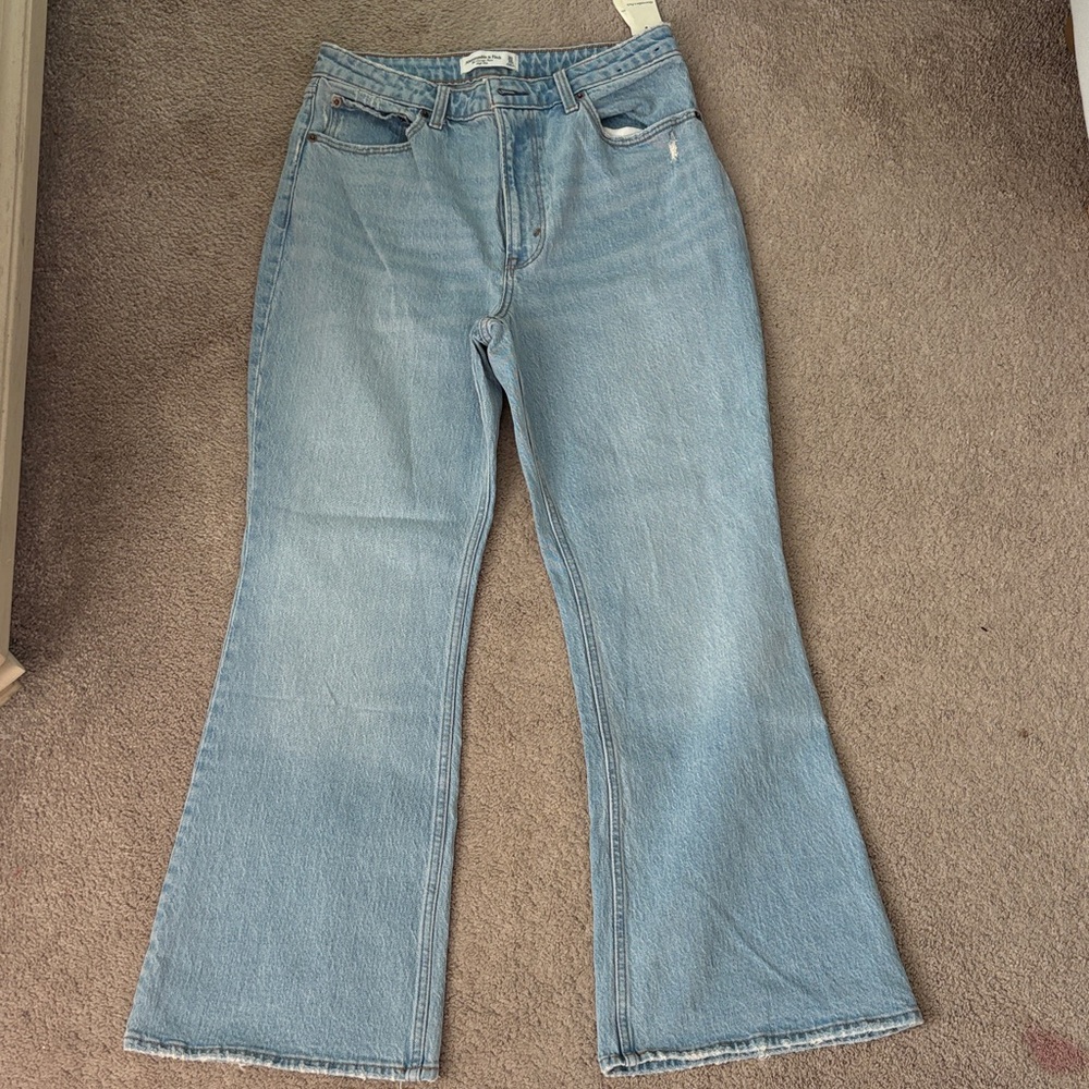 Abercrombie & Fitch Light Blue Flare Jeans